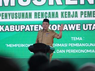 H. Ruksamin Buka Musrembang Tingkat OPD "Terimakasih Dukungan DPRD Untuk Pembangunan Kab. Konawe Utara"