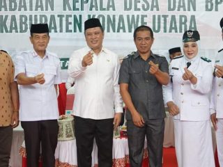 Momen H. Ruksamin Kukuhkan Perpanjangan Masa Jabatan Kepala Desa di Hadiri Ketua DPRD Konawe Utara yang Baru