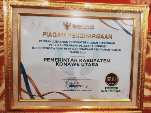 H. Ruksamin Berhasil Ciptakan Pemerintahan Yang Transparan Akuntabel Dan Profesional Di Kab. Konawe Utara.