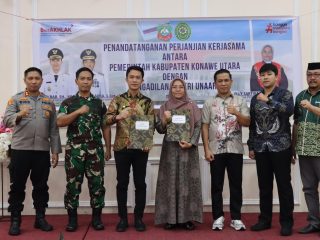 Pemda Konawe Utara dan PN Unaaha Teken Kerjasama Layanan Hukum untuk Masyarakat