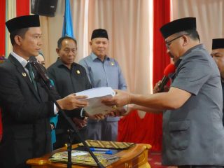 Bupati Konawe Utara Tetapkan Dua Perda Strategis: Laporan Pertanggungjawaban APBD 2024 dan RPJMD 2025-2029